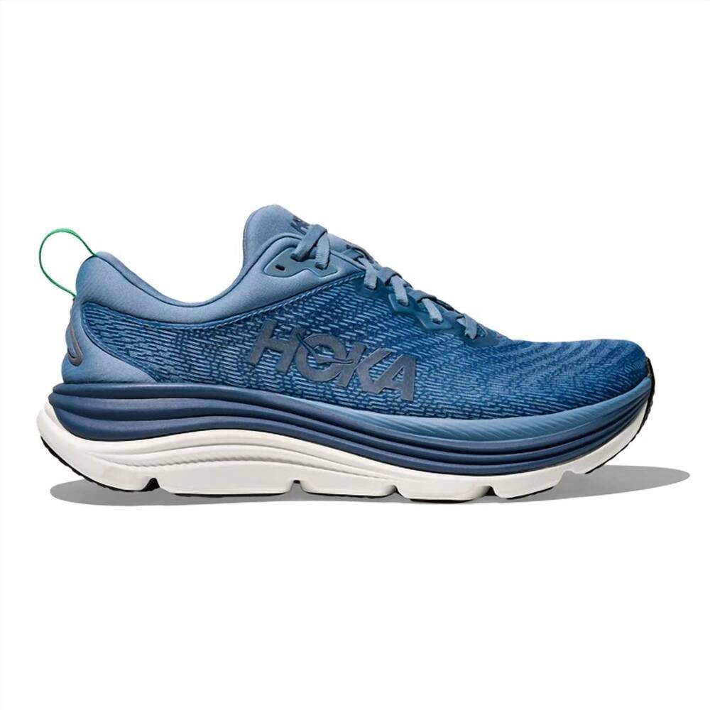 NEW HOKA men's gaviota 5 running shoes in downpour/thunder cloud